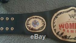 WWF WWE AMY DUMAS HAND SIGNED AUTOGRAPHED DELUXE WOMEN'S CHAMPIONSHIP BELT Rare