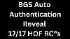 What S Better Then A Hof Rc A Hof Autograph Rc My Bgs Autograph Authentication Reveal 17 17