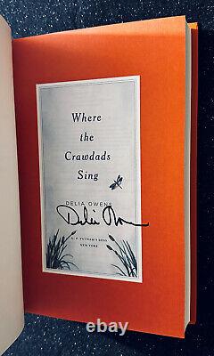 Where the Crawdads Sing Deluxe Edition by Delia Owens (Signed on Title Page)