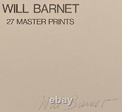 Will Barnet 27 Master Prints SIGNED deluxe edition slipcase color illustrations