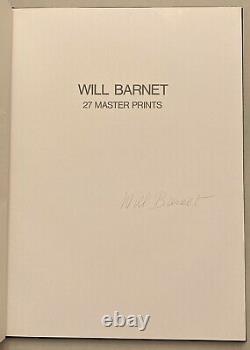 Will Barnet 27 Master Prints SIGNED deluxe edition slipcase color illustrations