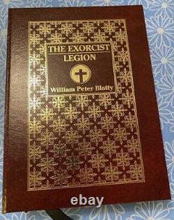 William Peter Blatty The Exorcist, Legion Deluxe Signed, Edition I Traycased