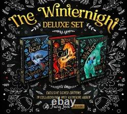 Winternight Trilogy Katherine Arden Deluxe signed sprayed editions Fairyloot