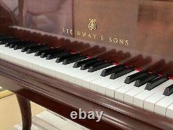 11170-401 Modèle Steinway M Crown Jewel Ahogany Grand Piano, Année 2000, Signé