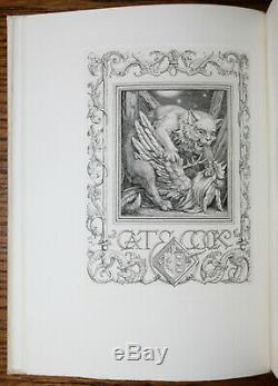 1936 Fables D'ésope Illustrated Signé Limitée Deluxe Édition Vélin S Gooden