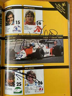 1983 Programme Européen Marques Grand Prix Signé Par 23 Alboreto, De Angelis, Lauda