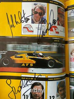 1983 Programme Européen Marques Grand Prix Signé Par 23 Alboreto, De Angelis, Lauda
