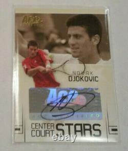 2006 Ace Authentique Du Grand Chelem Novak Djokovic Rookie Rc Auto Signé Autograph