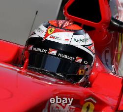 2015 Kimi Raikkonen Signed Race Used Hungarian Grand Prix Ferrari F1 Casque