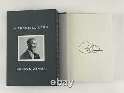 44e Président Barack Obama Signé Autographe Une Édition De Deluxe Terre Promise