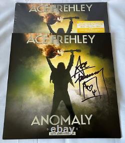 Ace Frehley Anomalie 10e Anniv. 2XLP Vinyle Jaune Deluxe Autographié 375/500 Épuisé