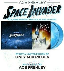 Ace Frehley Space Invader Signée 5 Ann. XX / 500 De Luxe Couleur Ultimate Vinyl 2lp