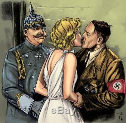 Adolf Hitler Dans Oz Rare Limited Edition Deluxe & Numéroté Relié Signé Baum
