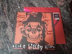 Alice Cooper dédicacé KILLER signé par les quatre membres originaux Vinyle LP Album + live