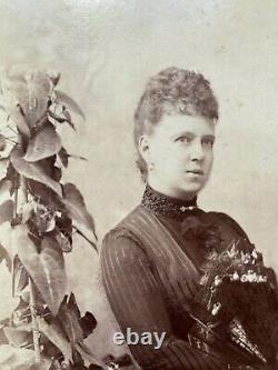 Antique Impérial Russe Signé Photo Grand-duchesse Maria Romanov Coburg 1892