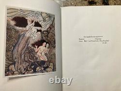 Arthur Rackham Signé Tempest Deluxe Limited Edition William Shakespeare 1926
