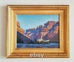 Artiste Californien Rey. Fine Peinture À L’huile Grand Canyon Paysage Plein Air Signé