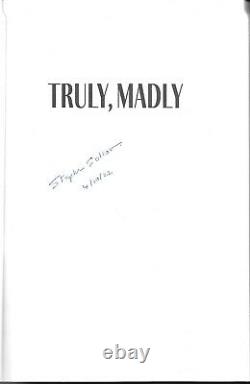 Autographe Et Datée Par Stephen Galloway 1ère Ed/1ère Print Truly, Madly