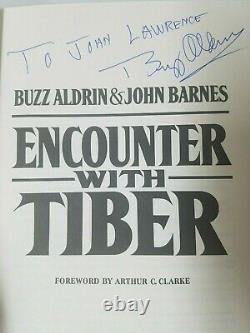 Autographie Rencontre Avec Fibre Signée Hc Livre Par Buzz Aldrin Autograph Jsa Coa