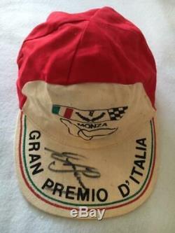 Ayrton Senna A Signé Grand Prix D'italie Cap'monza ' Aftal