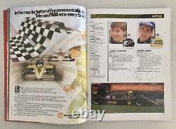 Ayrton Senna Signé À La Main 1986 Programme De Grand Prix D'australie