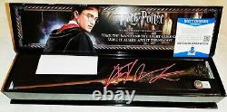 Baguette de luxe Harry Potter signée autographiée par Daniel Radcliffe, certifiée par Beckett PSA