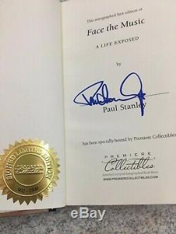 Baiser Paul Stanley Main Signé Livre À Couverture Rigide Deluxe Box Set Coa Limited Edition