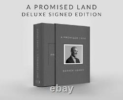 Barack Obama A Promised Land Book Deluxe Signed Edition New 2020 Pré-commande