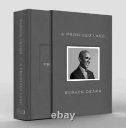 Barack Obama A Signé Une Promesse Land Deluxe 1ère Édition Dédicacée Scellé Nouveau