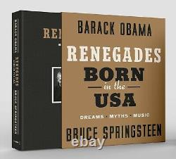 Barack Obama Bruce Springsteen A Signé Renegades Deluxe Edition En Main