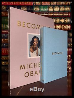 Becoming Signée Par Obama Michelle Nouveau Scellé En Tissu De Luxe Bound Livre Relié Cadeau