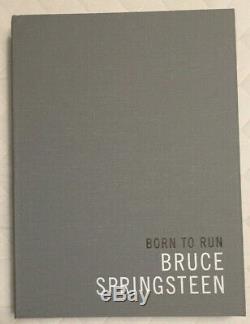 Bruce Springsteen Born To Run Book Edition Deluxe Autographié Signé