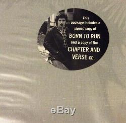 Bruce Springsteen Signé Deluxe Born To Run Book Limited Edition Numérotée Scellé