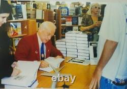 Buzz Aldrin A Signé Une Rencontre De Livre Avec Tibre 1996 Nasa Space Autograph Jsa Coa
