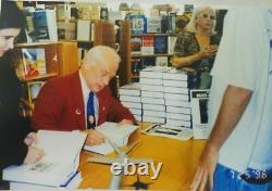 Buzz Aldrin Livre Signé Rencontre Avec L'astronaute De Fibre Autograph Photo + Jsa Coa