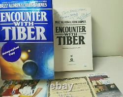 Buzz Aldrin Signed Book Encounter With Tiber 1st Printing First Edition Coa Jsa