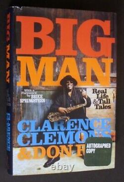 CLARENCE CLEMONS a signé la biographie Big Man Bruce Springsteen, E Street Band