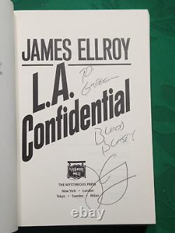 CONFIDENTIEL L. A. SIGNÉ par James Ellroy 1990 hcdj PREMIÈRE ÉDITION 1ère NOUVELLE