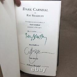 Carnaval Noir Ray Bradbury, Clive Barker (signé Limited, Gauntlet Press)