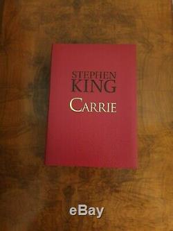 Carrie Stephen King Cemetery Dance Deluxe Signé Artist Edition Rare