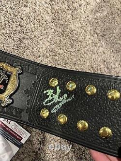 Ceinture WWF WWE BROCK LESNAR signée et autographiée - Édition Deluxe de la ceinture indiscutable JSA - Rare