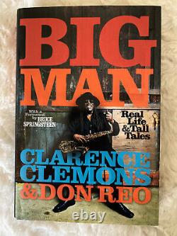 Clarence Clemons Big Man Signé Première Édition Autographiée (bruce Springsteen)