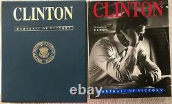 Clinton Portrait De La Victoire Par Rebecca Buffum Taylor/ 1er Ed/1993/signé