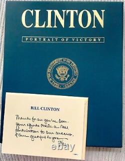Clinton Portrait De La Victoire Par Rebecca Buffum Taylor/ 1er Ed/1993/signé