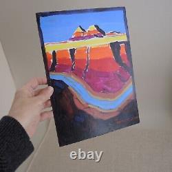 Conrad Buff Grand Canyon River Impressionniste Arizona Desert Estate Stamp Signé