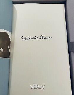 Copie Signée Becoming Luxe Boîte-cadeau Par Obama Michelle Autograph 1er Ed