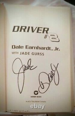 Dale Earnhardt. Jr. Driver #8 Premier Livre D'impression, Première Édition Signé