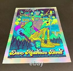 Dave Matthews Band Grand Rapids Rainbow Foil Affiche Jim Mazza Signée #/30 Andel