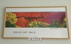 David Art Hockney Signe Affiche Venise Promenade Californie Bigger Grand Canyon Rare