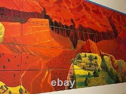 David Hockney Signed Poster Venice Art Walk California Bigger Grand Canyon Rare